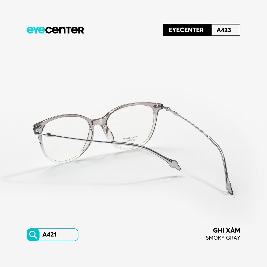 [VA423] Gọng kính cận mắt mèo nữ chất liệu nhựa phối kim loại chống gỉ by Eye Center Vietnam