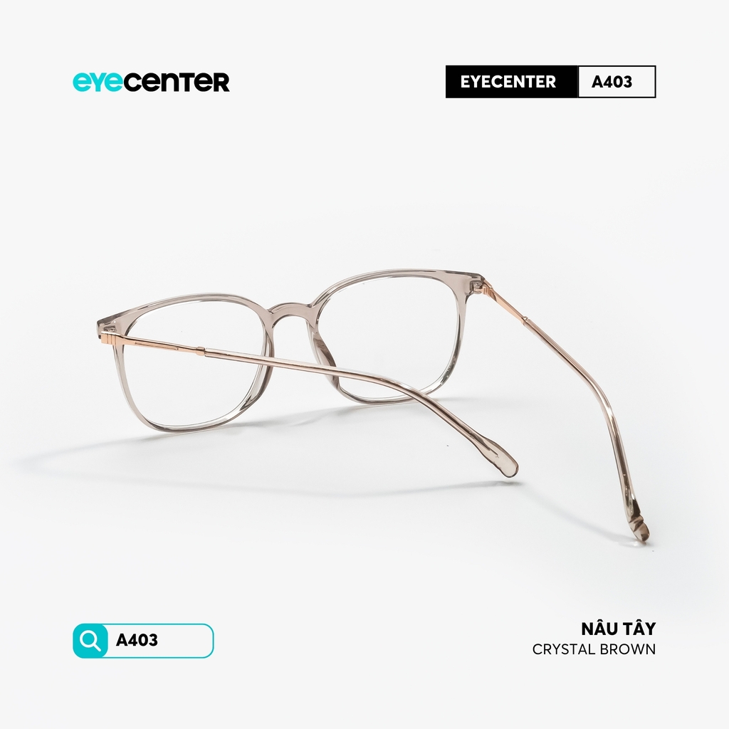 [VA403] Gọng kính cận nam nữ chất liệu nhựa phối kim loại chống gỉ by Eye Center Vietnam