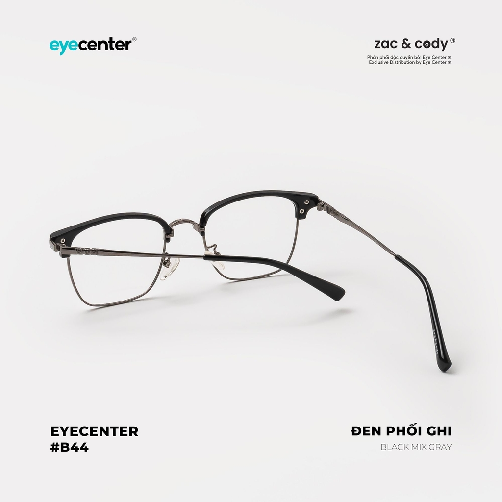 [B44][9314-8862-9009] Gọng kính chính hãng ZAC & CODY nhựa phối kim loại ZC 9314 by Eye Center Vietnam