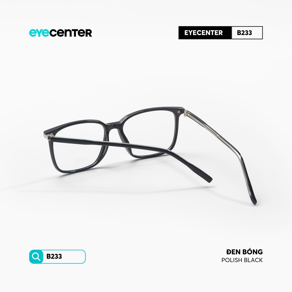 [VB233] Gọng kính cận nhựa nam nữ chất liệ nhựa lõi thép chống gãy by Eye Center Vietnam