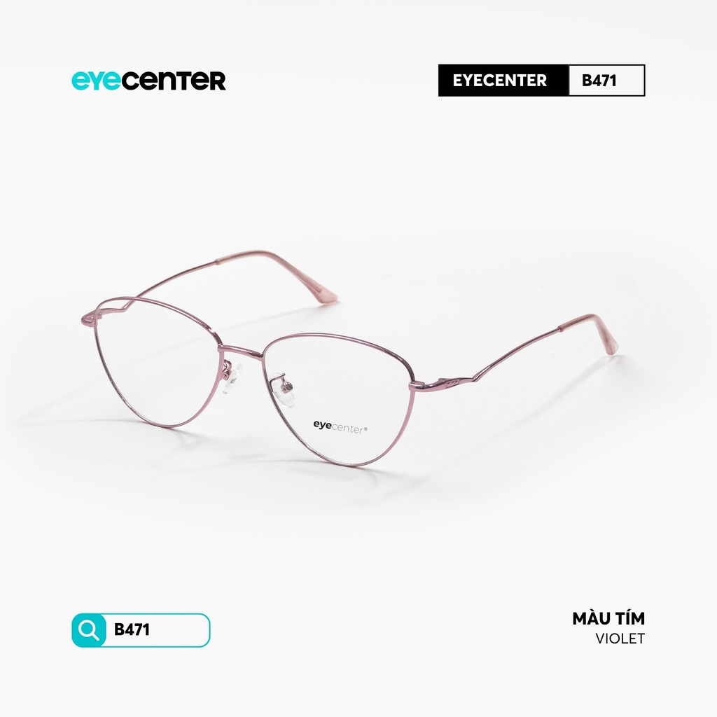 [B471] Gọng kính cận nữ nhiều màu chất liệu kim loại  chống gỉ by Eye Center Vietnam