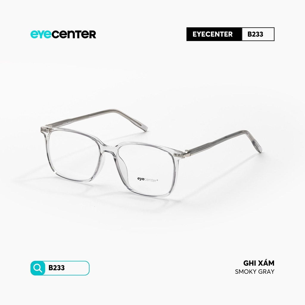 [VB233] Gọng kính cận nhựa nam nữ chất liệ nhựa lõi thép chống gãy by Eye Center Vietnam