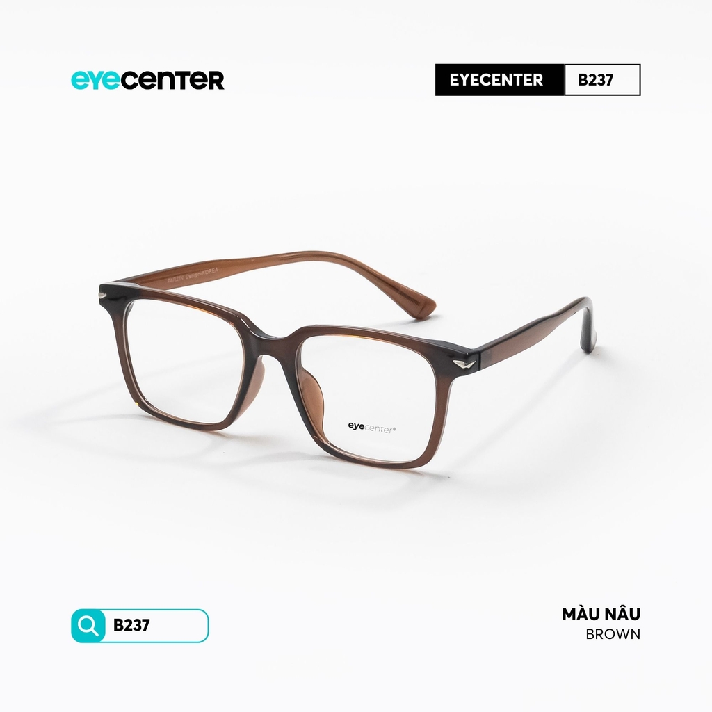 [VB237] Gọng kính cận nam nữ chất liệu nhựa siêu nhẹ nhiều màu by Eye Center Vietnam