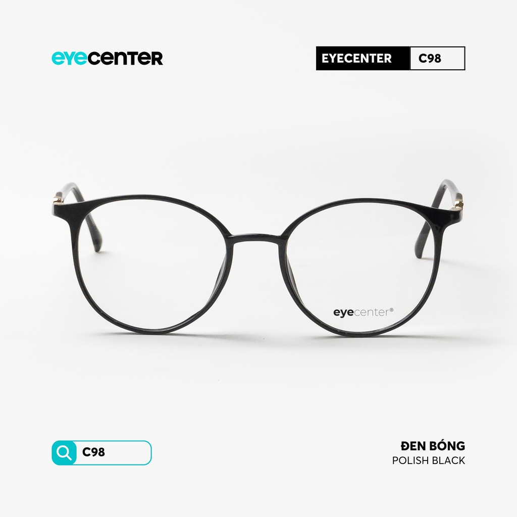 [C98] Gọng kính cận kim loại nam nữ EYECENTER lõi thép chống gãy by Eye Center Vietnam