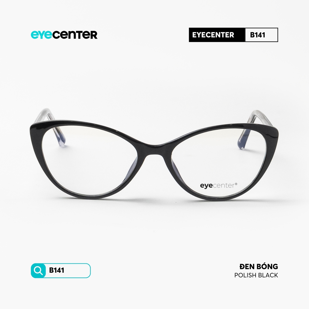 [B141] Gọng kính cận mắt mèo nữ STUDIO MUKU lõi thép chống gãy by Eye Center Vietnam