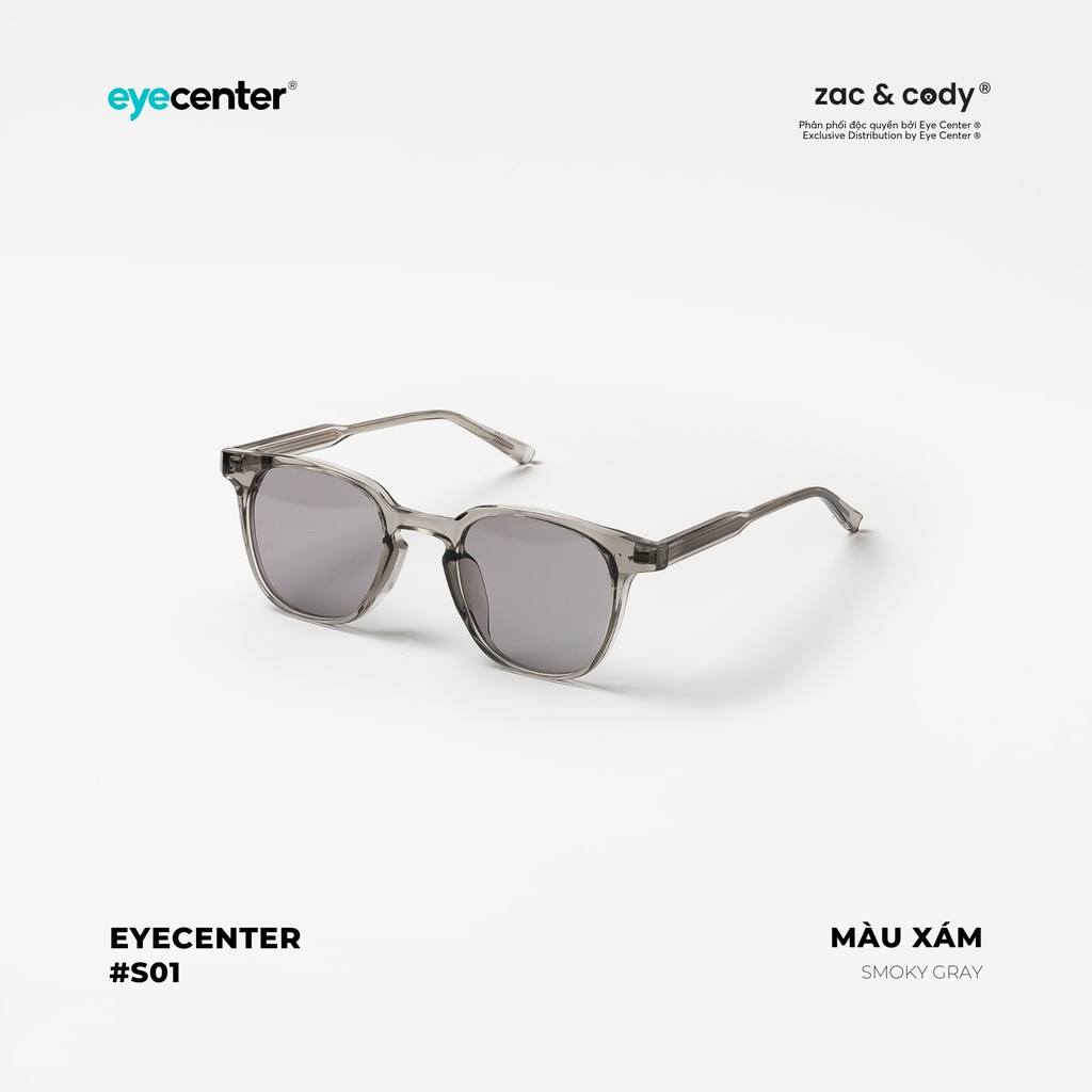 [S01] Kính mát Crystal UV chính hãng Zac & Cody S01 ZC TR3105 - 749