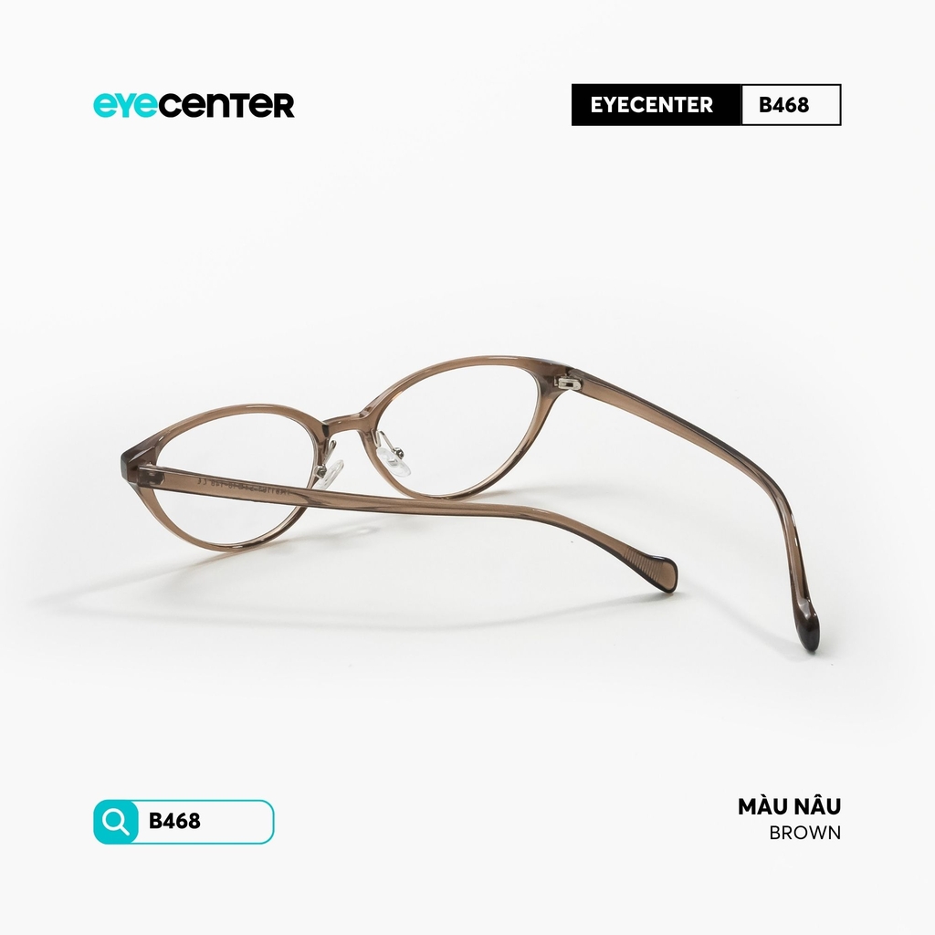 [B468] Gọng kính cận mắt mèo nữ chất liệu nhựa siêu nhẹ nhiều màu by Eye Center Vietnam