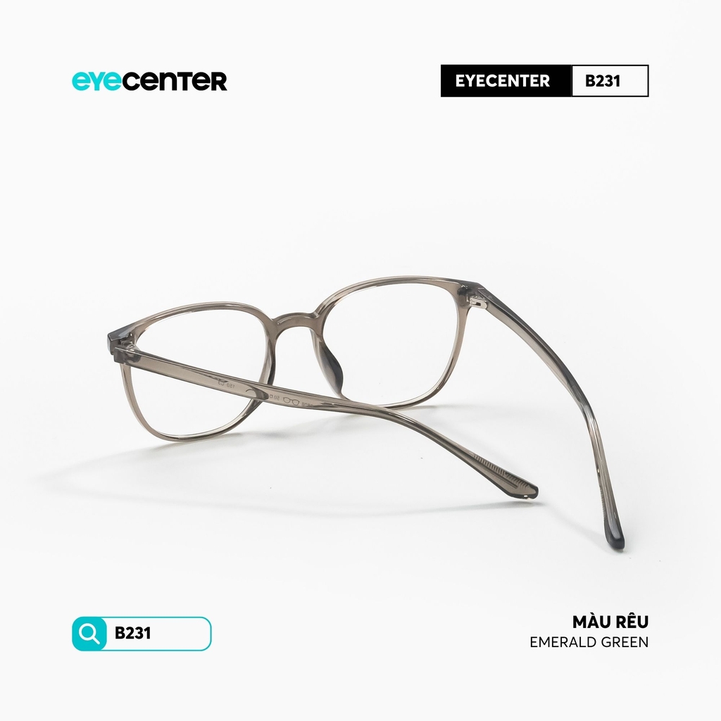 Gọng kính cận nhựa nam nữ nhựa dẻo siêu nhẹ nhiều màu by Eye Center Vietnam