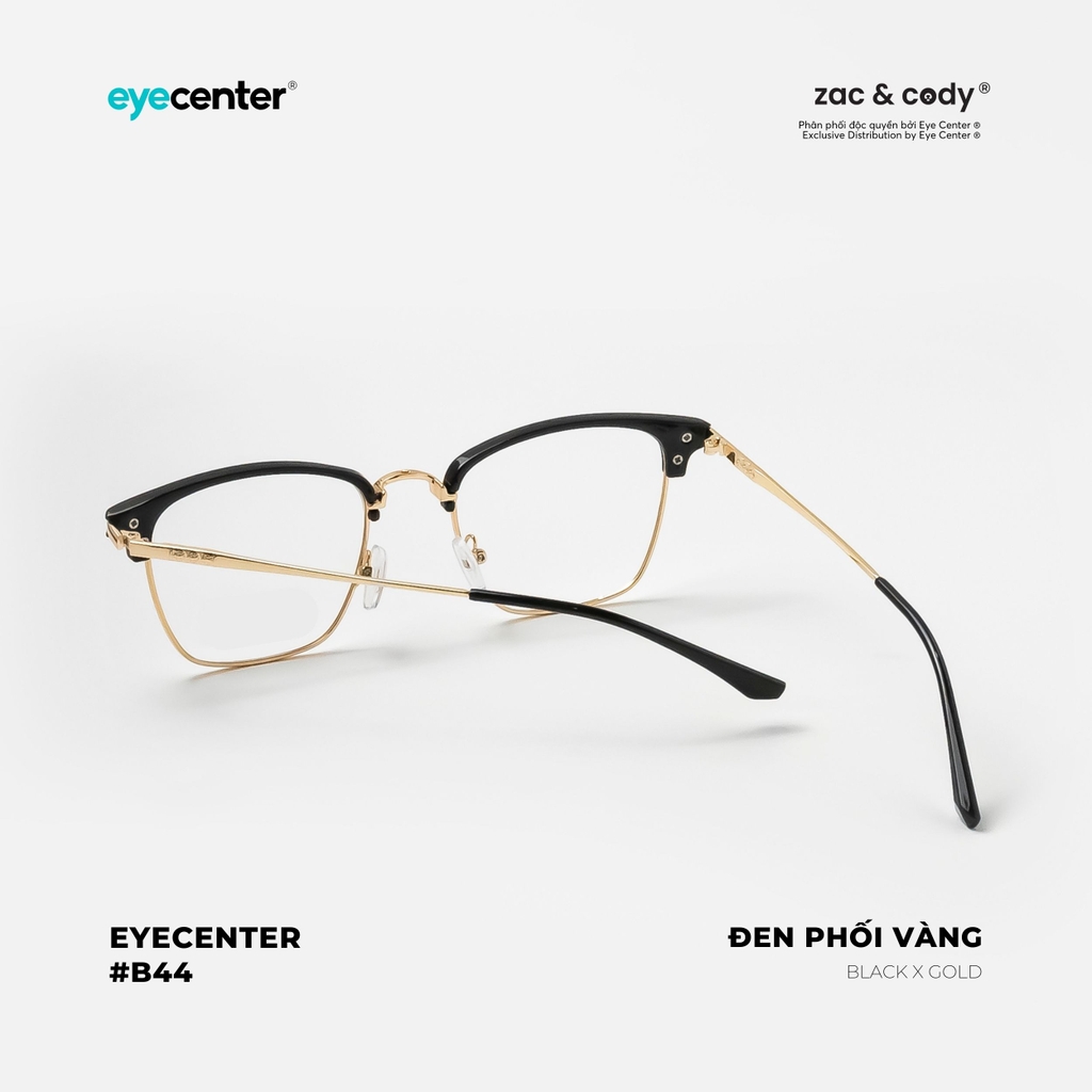 [B44][9314-8862-9009] Gọng kính chính hãng ZAC & CODY nhựa phối kim loại ZC 9314 by Eye Center Vietnam