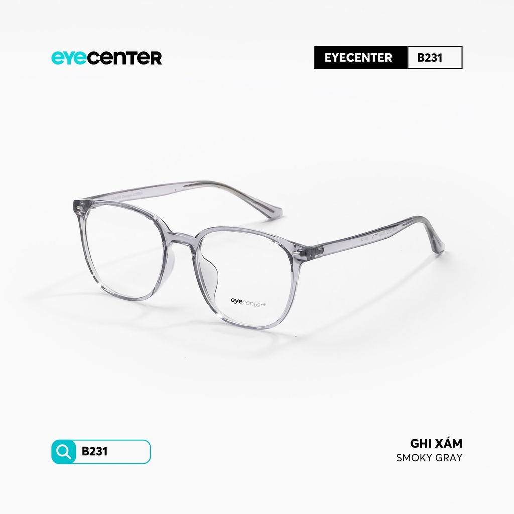Gọng kính cận nhựa nam nữ nhựa dẻo siêu nhẹ nhiều màu by Eye Center Vietnam
