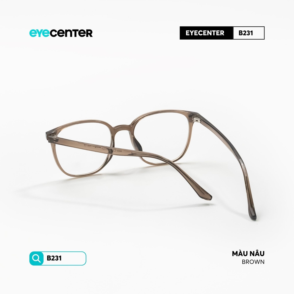 Gọng kính cận nhựa nam nữ nhựa dẻo siêu nhẹ nhiều màu by Eye Center Vietnam