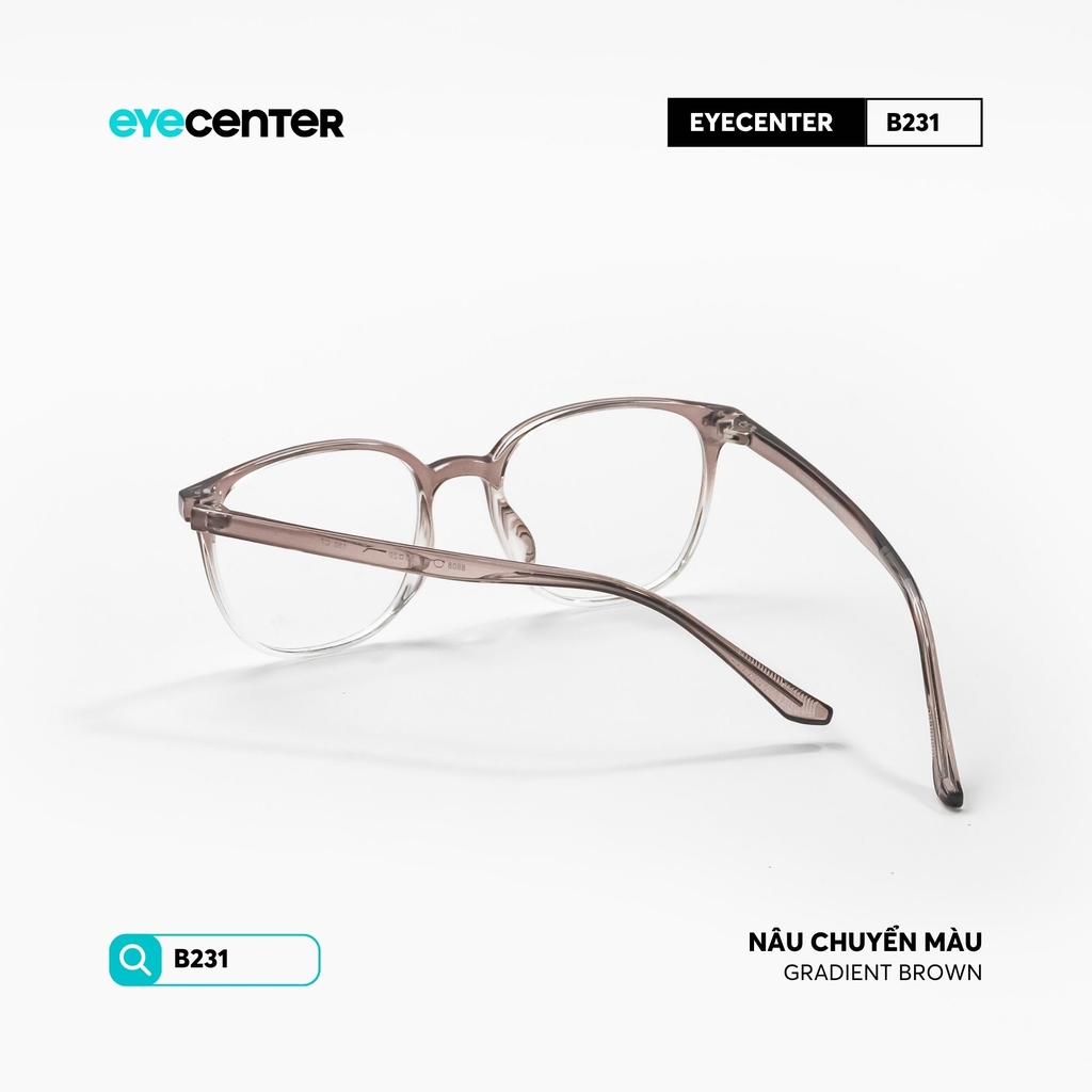 Gọng kính cận nhựa nam nữ nhựa dẻo siêu nhẹ nhiều màu by Eye Center Vietnam