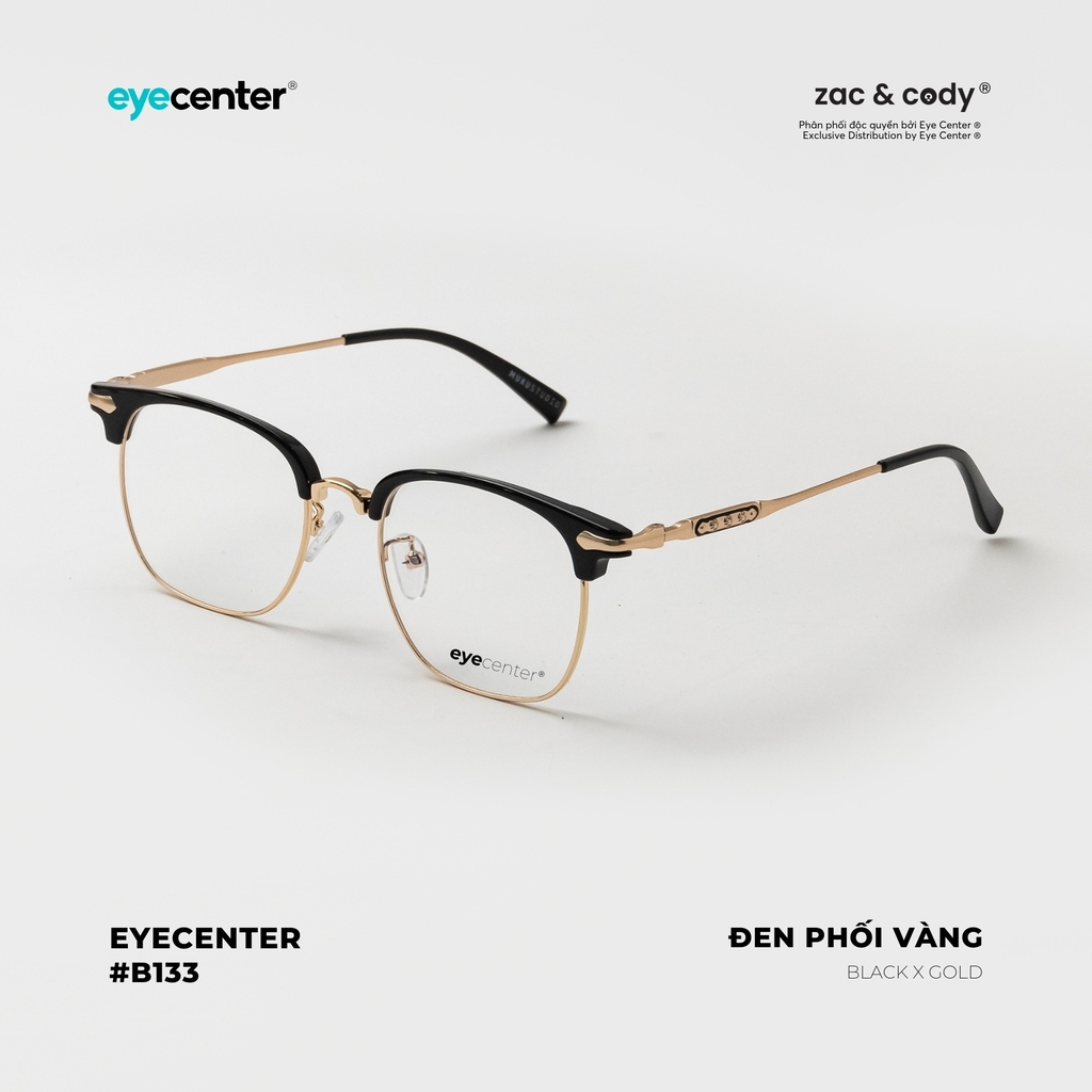 [B133] Gọng kính cận nam nữ chính hãng STUDIO MUKU chất liệu kim loại by Eye Center Vietnam