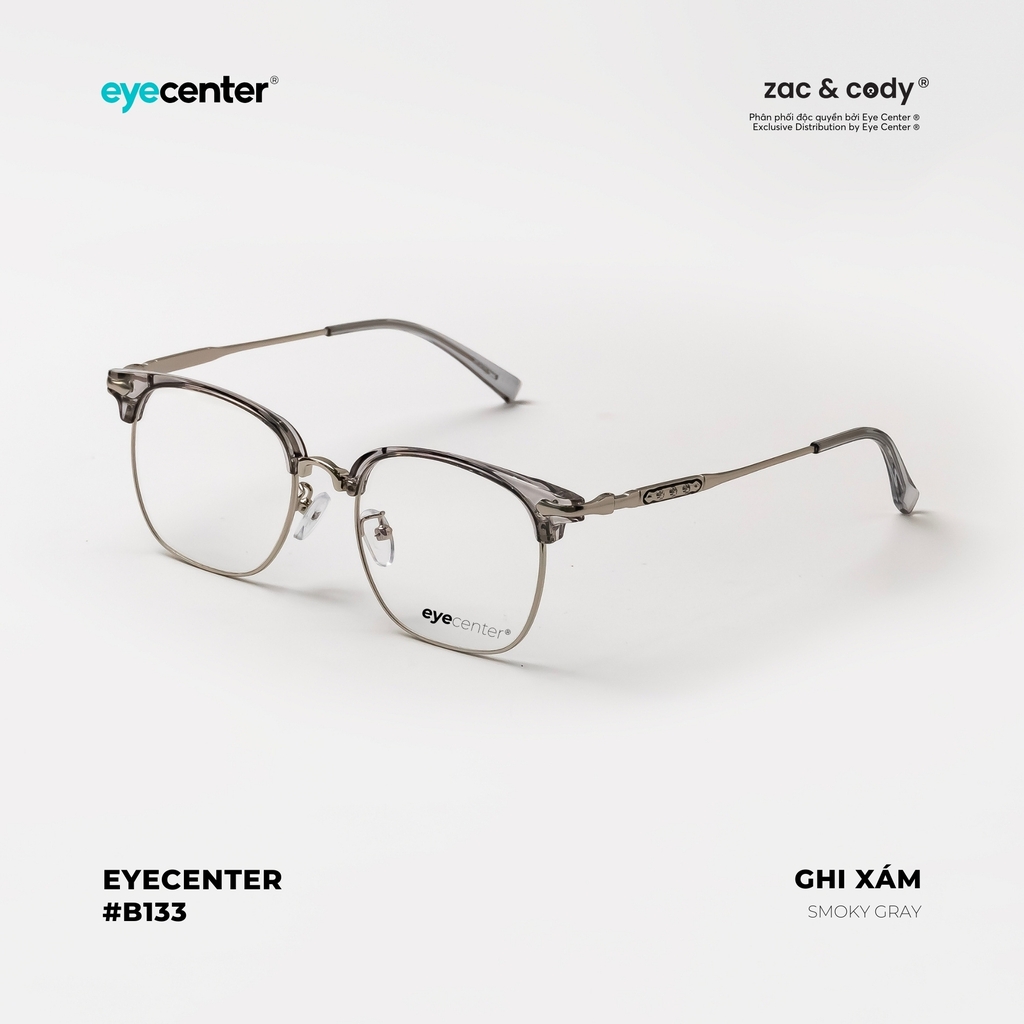 [B133] Gọng kính cận nam nữ chính hãng STUDIO MUKU chất liệu kim loại by Eye Center Vietnam