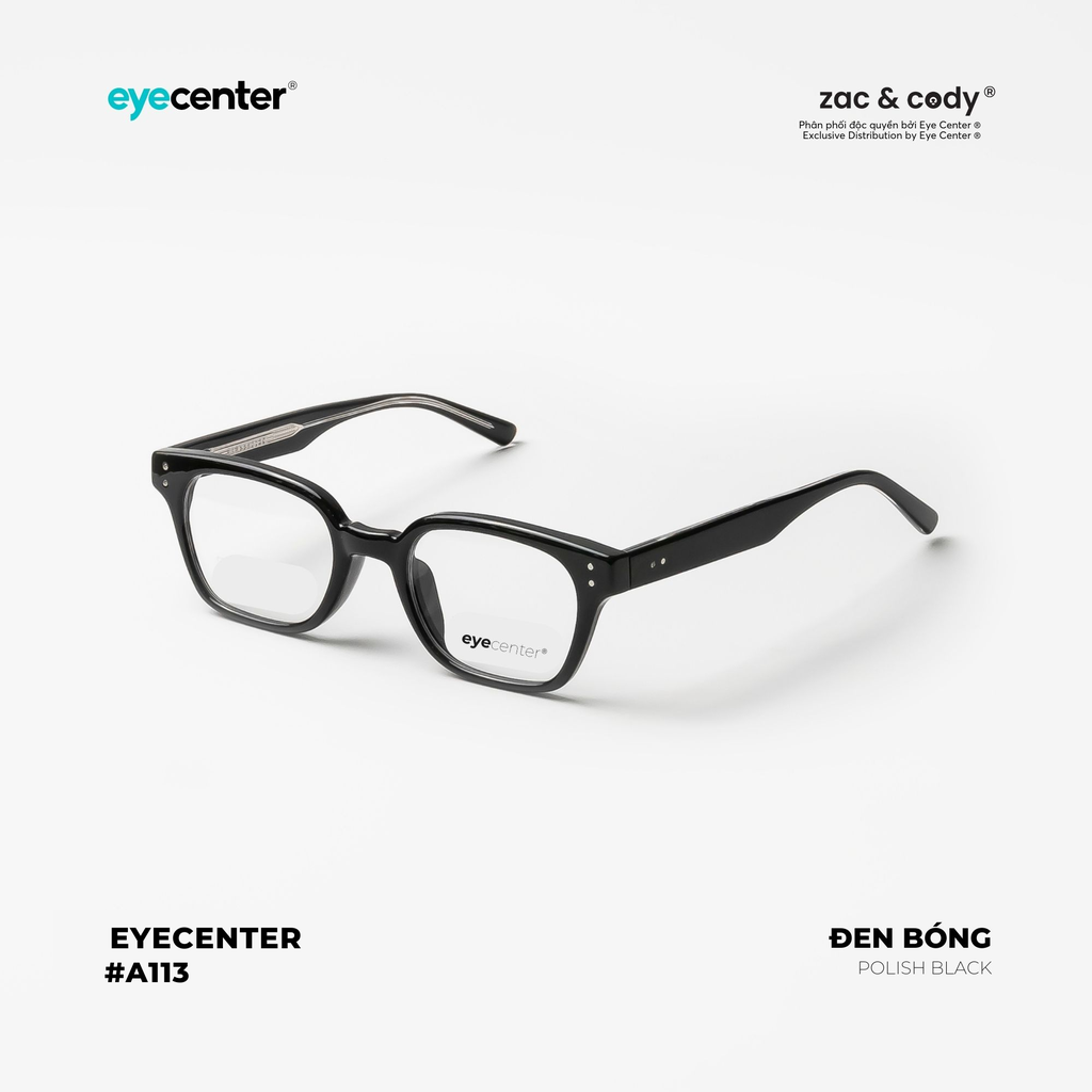 [A113]  Gọng kính cận nam nữ chính hãng ZAC & CODY 72029 by Eye Center Vietnam