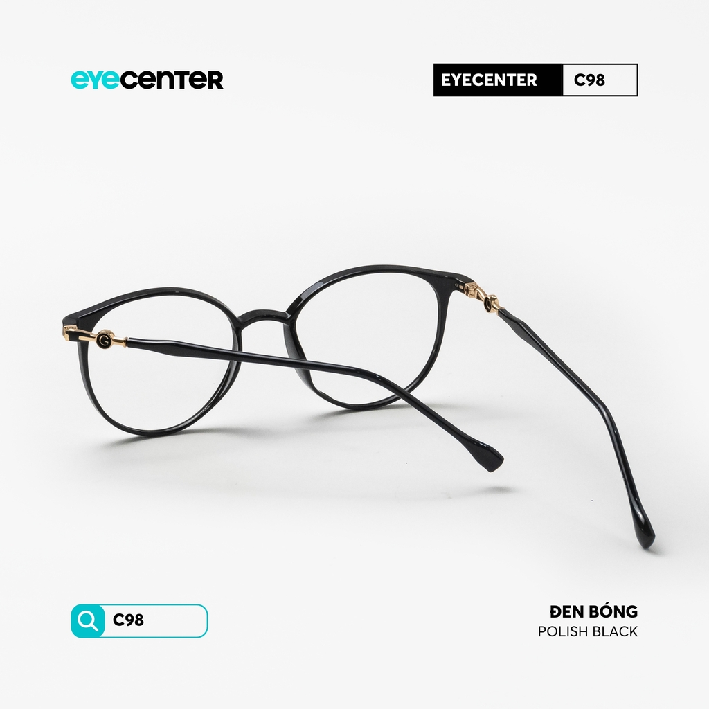 [C98] Gọng kính cận kim loại nam nữ EYECENTER lõi thép chống gãy by Eye Center Vietnam