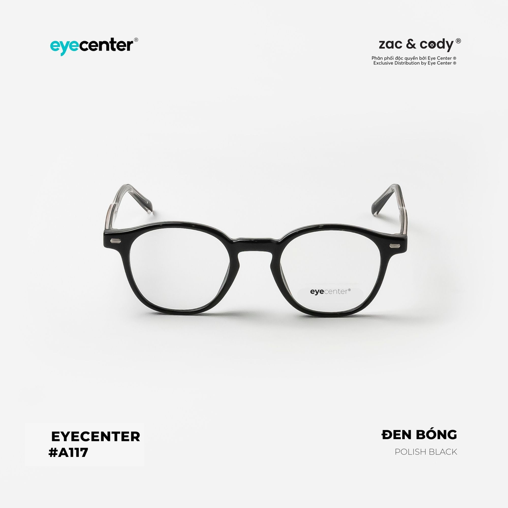 [A117] Gọng kính cận chính hãng ZAC & CODY lõi thép chống gãy 2236 by Eye Center Vietnam