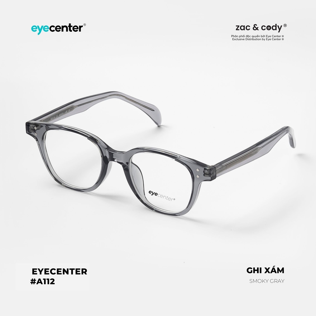 [A112]  Gọng kính cận nam nữ chính hãng ZAC & CODY 9114 by Eye Center Vietnam