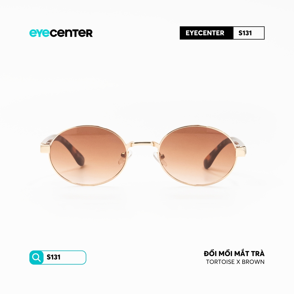 [S131] Kính mát nam nữ  Crystal UV chất liệu kim loại chống gỉ by Eye Center  Vietnam