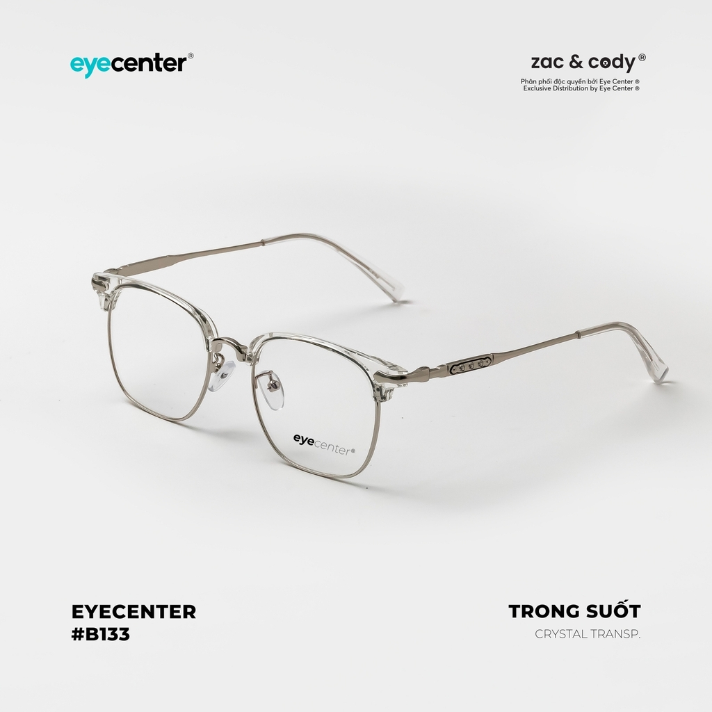 [B133] Gọng kính cận nam nữ chính hãng STUDIO MUKU chất liệu kim loại by Eye Center Vietnam