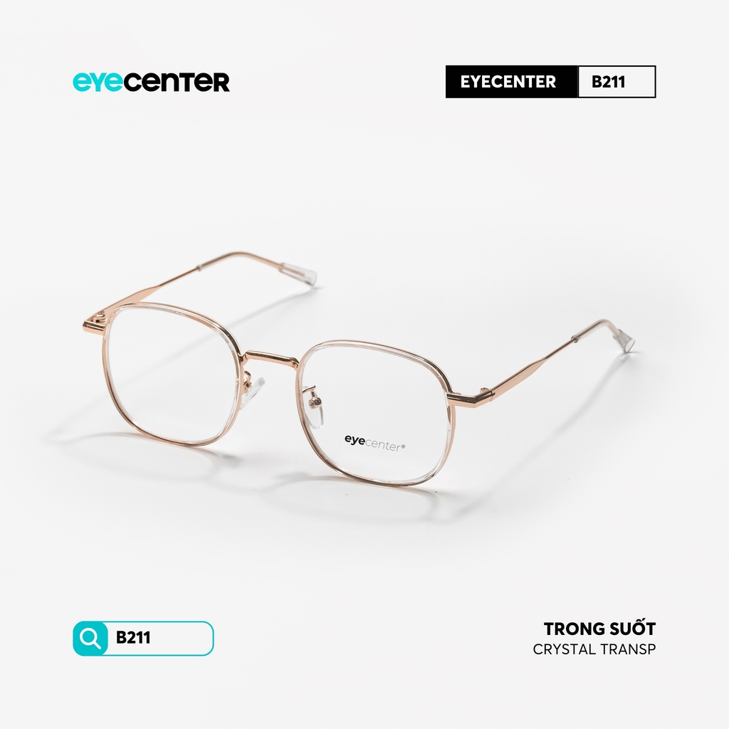 [B211] Gọng kính cận nam nữ chất liệu kim loại chống gỉ by Eye Center Vietnam