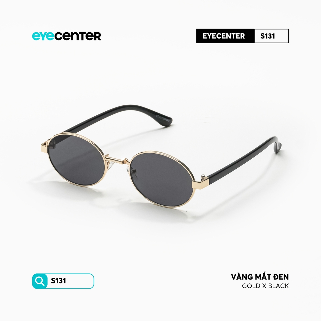 [S131] Kính mát nam nữ  Crystal UV chất liệu kim loại chống gỉ by Eye Center  Vietnam