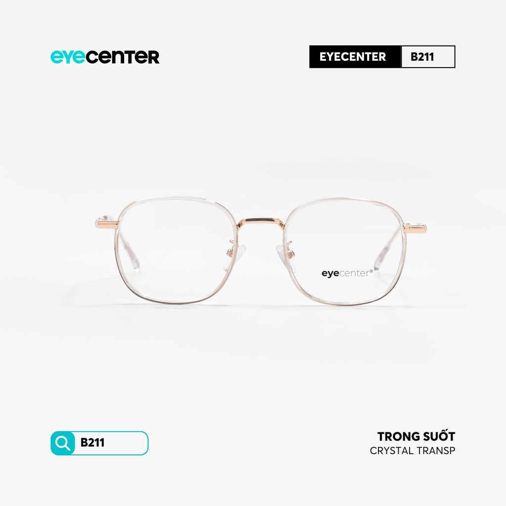 [B211] Gọng kính cận nam nữ chất liệu kim loại chống gỉ by Eye Center Vietnam