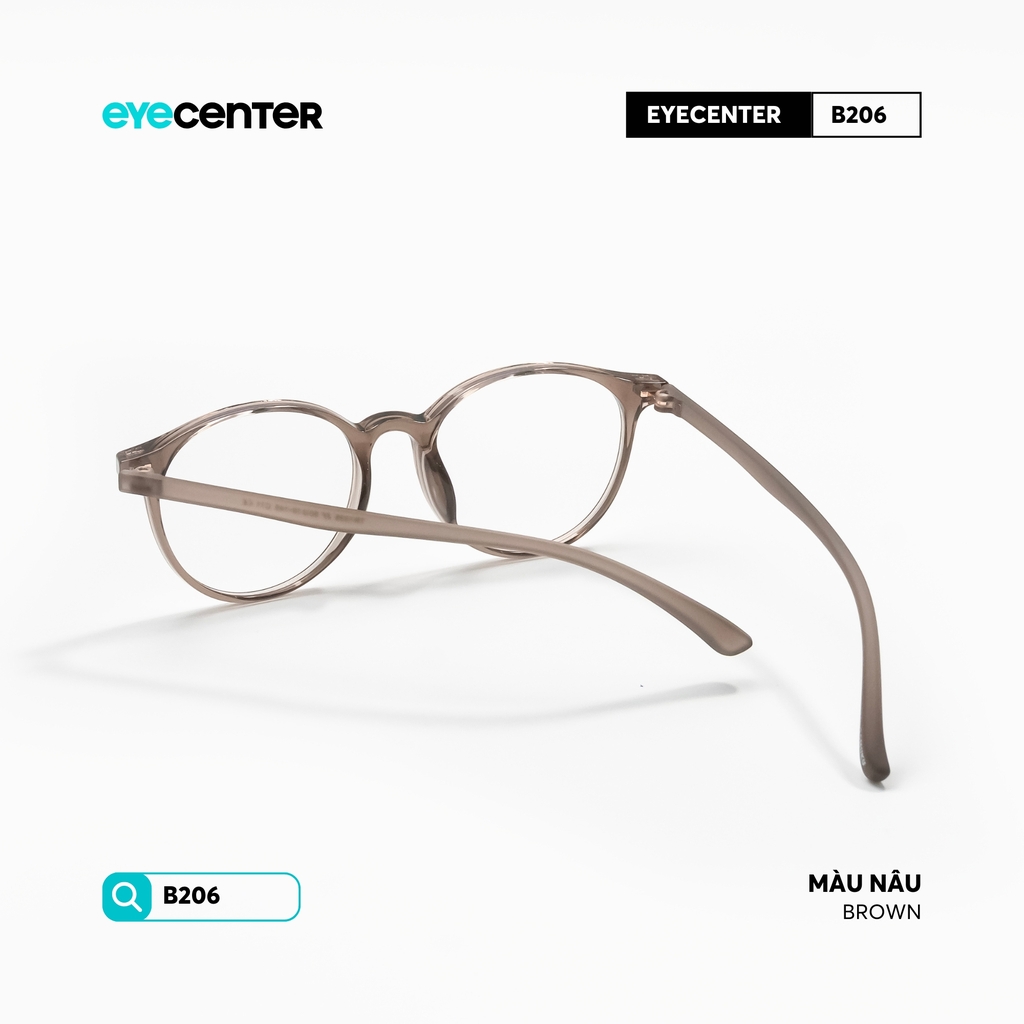 [B206] Gọng kính cận nam nữ chất liệu nhựa siêu nhẹ nhiều màu by Eye Center Vietnam