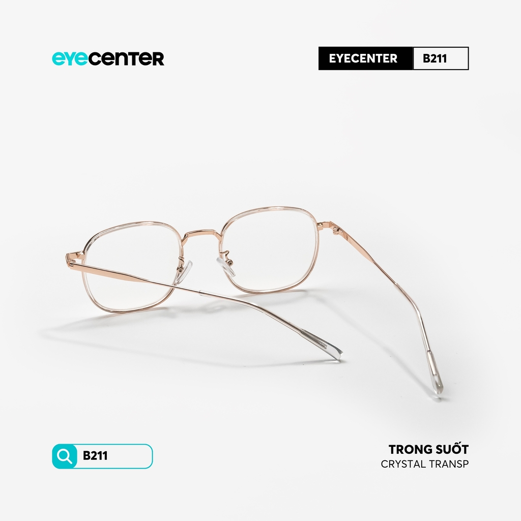 [B211] Gọng kính cận nam nữ chất liệu kim loại chống gỉ by Eye Center Vietnam