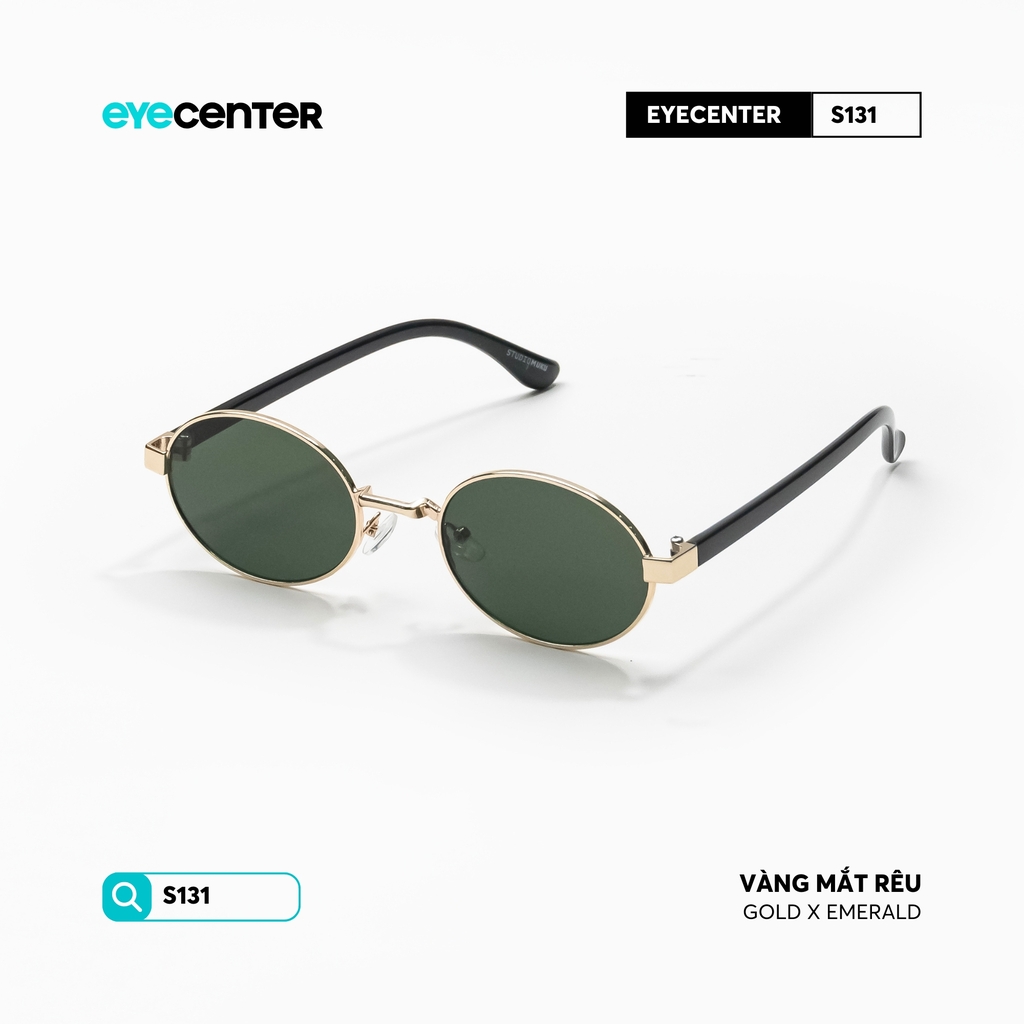[S131] Kính mát nam nữ  Crystal UV chất liệu kim loại chống gỉ by Eye Center  Vietnam
