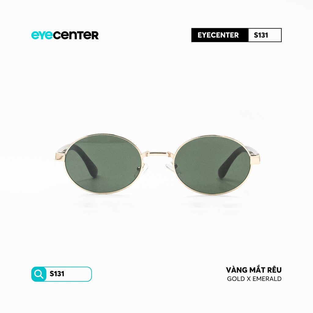 [S131] Kính mát nam nữ  Crystal UV chất liệu kim loại chống gỉ by Eye Center  Vietnam