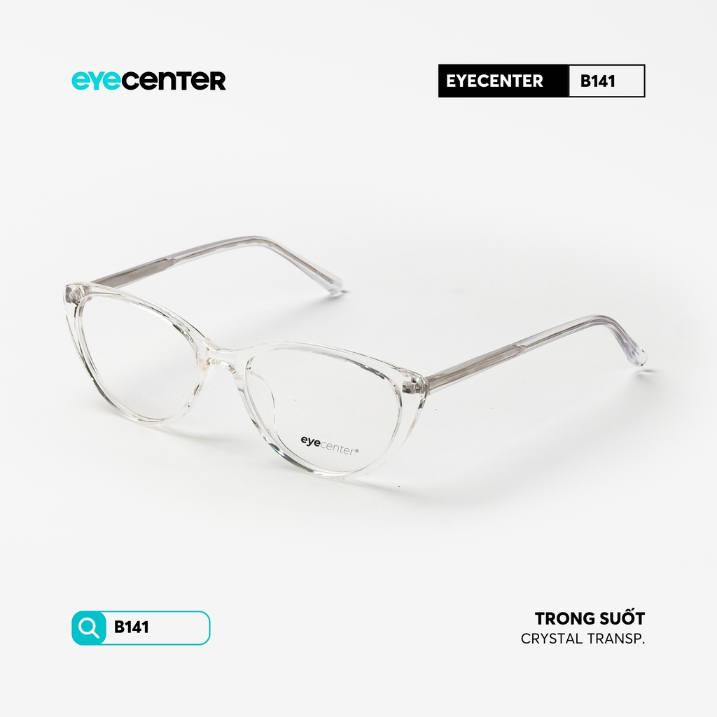 [B141] Gọng kính cận mắt mèo nữ STUDIO MUKU lõi thép chống gãy by Eye Center Vietnam