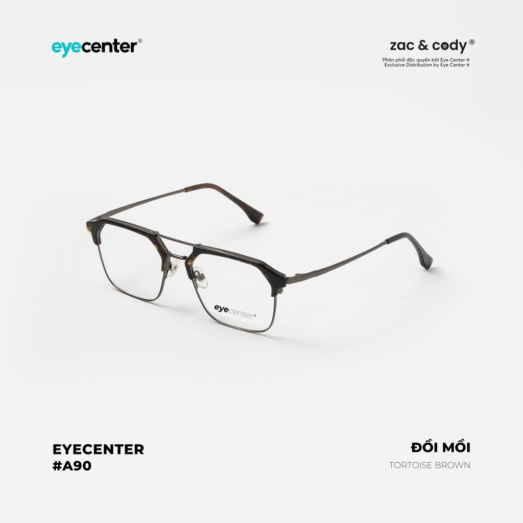 [B104] [2295 - 68087 - 9376] Gọng kính cận nam nữ chính hãng EYECENTER nhựa phối kim loại 2295  by Eye Center Vietnam