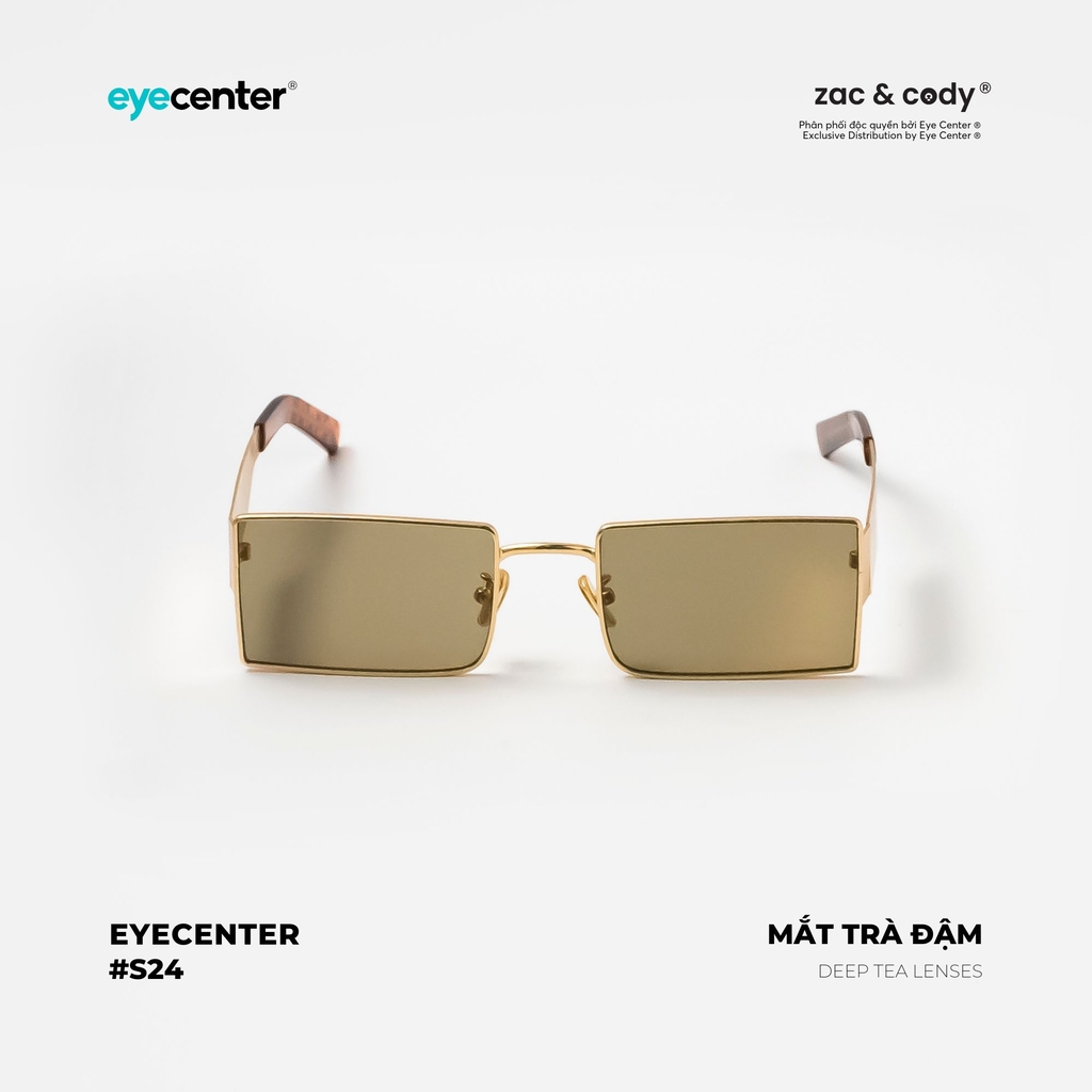 [S24]  Kính mát Crystal UV chính hãng ZAC & CODY nhiều màu 5140 by Eye Center Vietnam