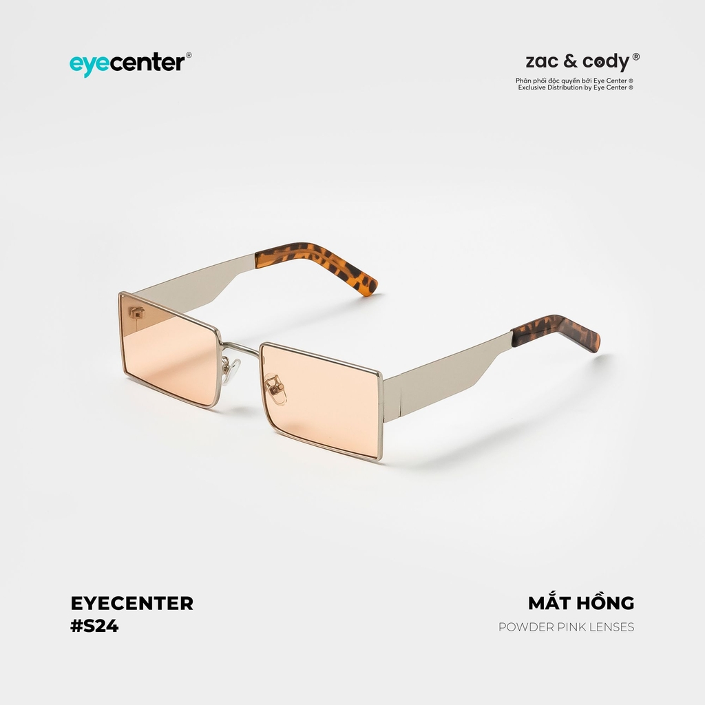 [S24]  Kính mát Crystal UV chính hãng ZAC & CODY nhiều màu 5140 by Eye Center Vietnam