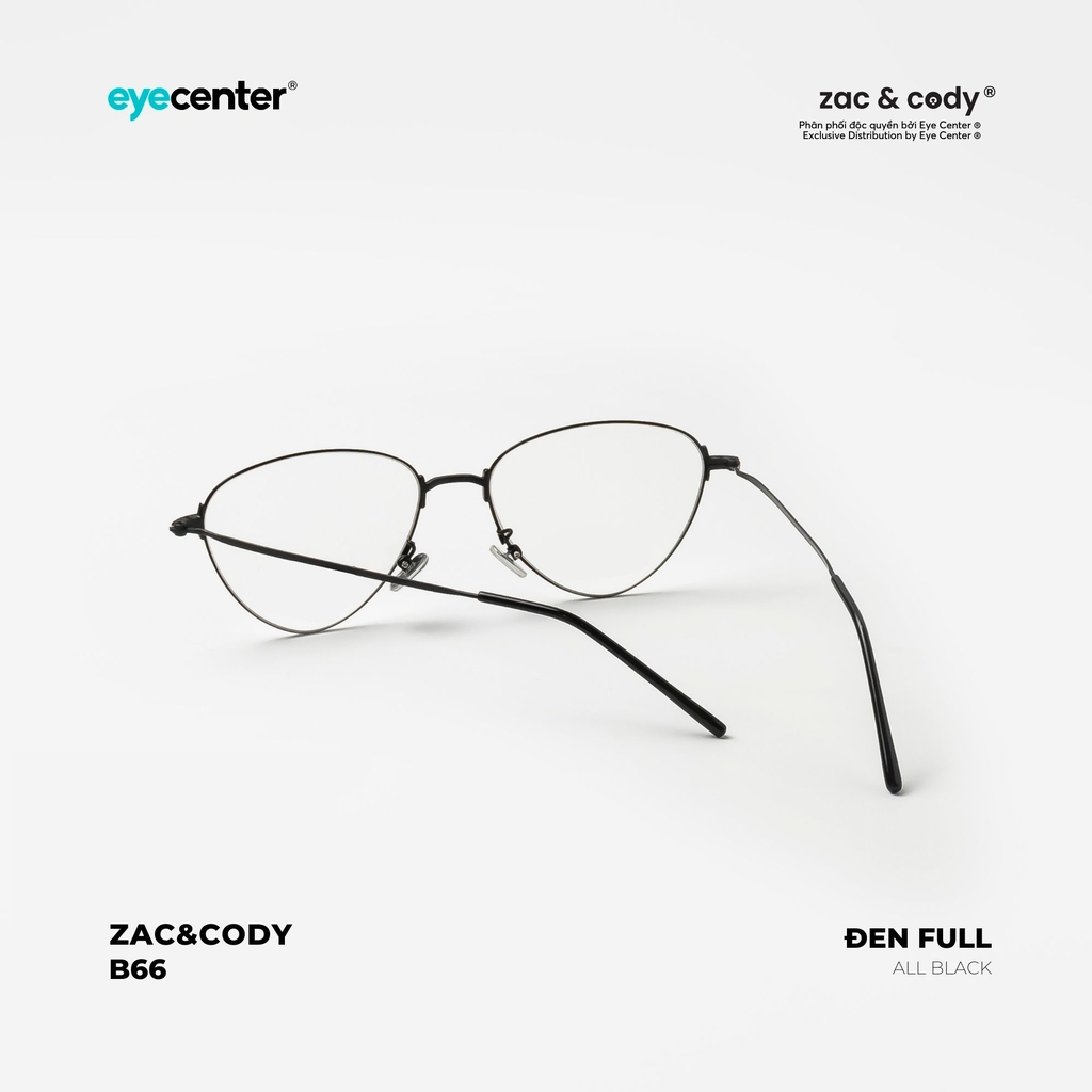 [B66] Gọng kính cận chính hãng ZAC & CODY kim loại chống gỉ 5188 by Eye Center Vietnam