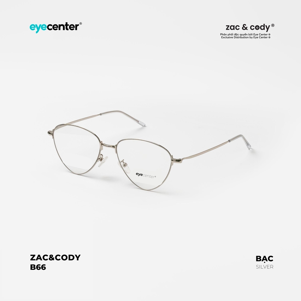 [B66] Gọng kính cận chính hãng ZAC & CODY kim loại chống gỉ 5188 by Eye Center Vietnam