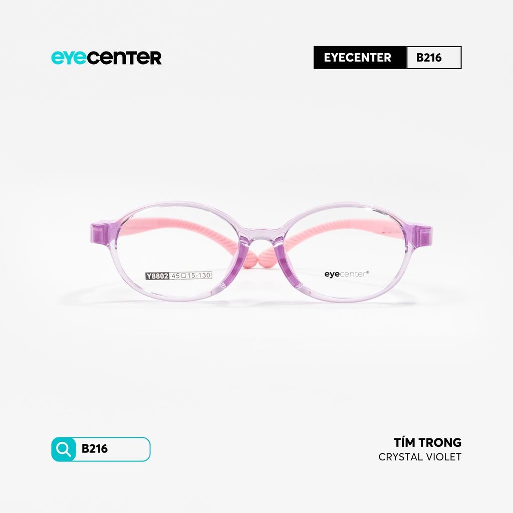 [B216] Gọng kính mắt trẻ em chất liệu nhựa dẻo chống gãy siêu nhẹ nhiều màu by Eye Center Vietnam