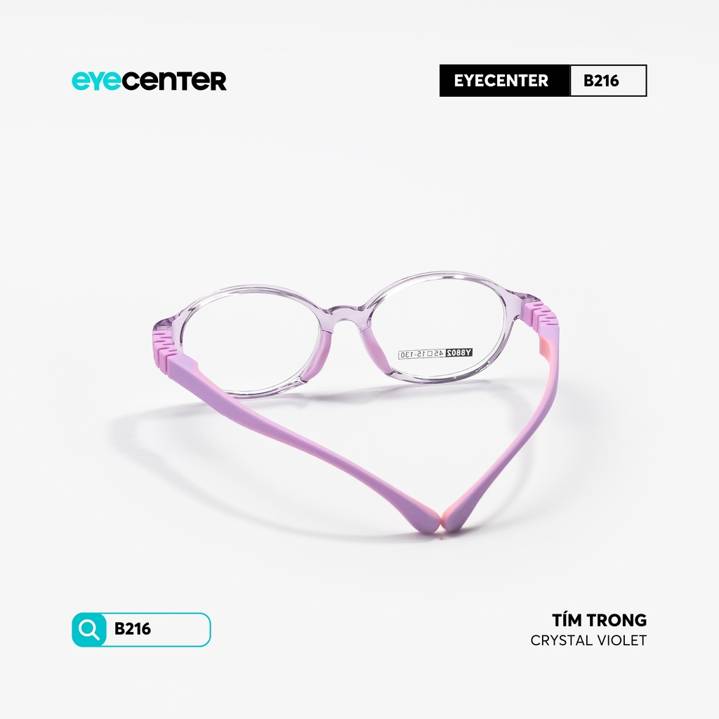 [B216] Gọng kính mắt trẻ em chất liệu nhựa dẻo chống gãy siêu nhẹ nhiều màu by Eye Center Vietnam