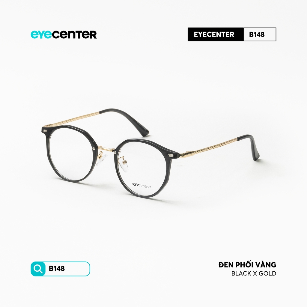 [B148] Gọng kính cận nữ chính hãng STUDIO MUKU nhựa phối kim loai by Eye Center Vietnam