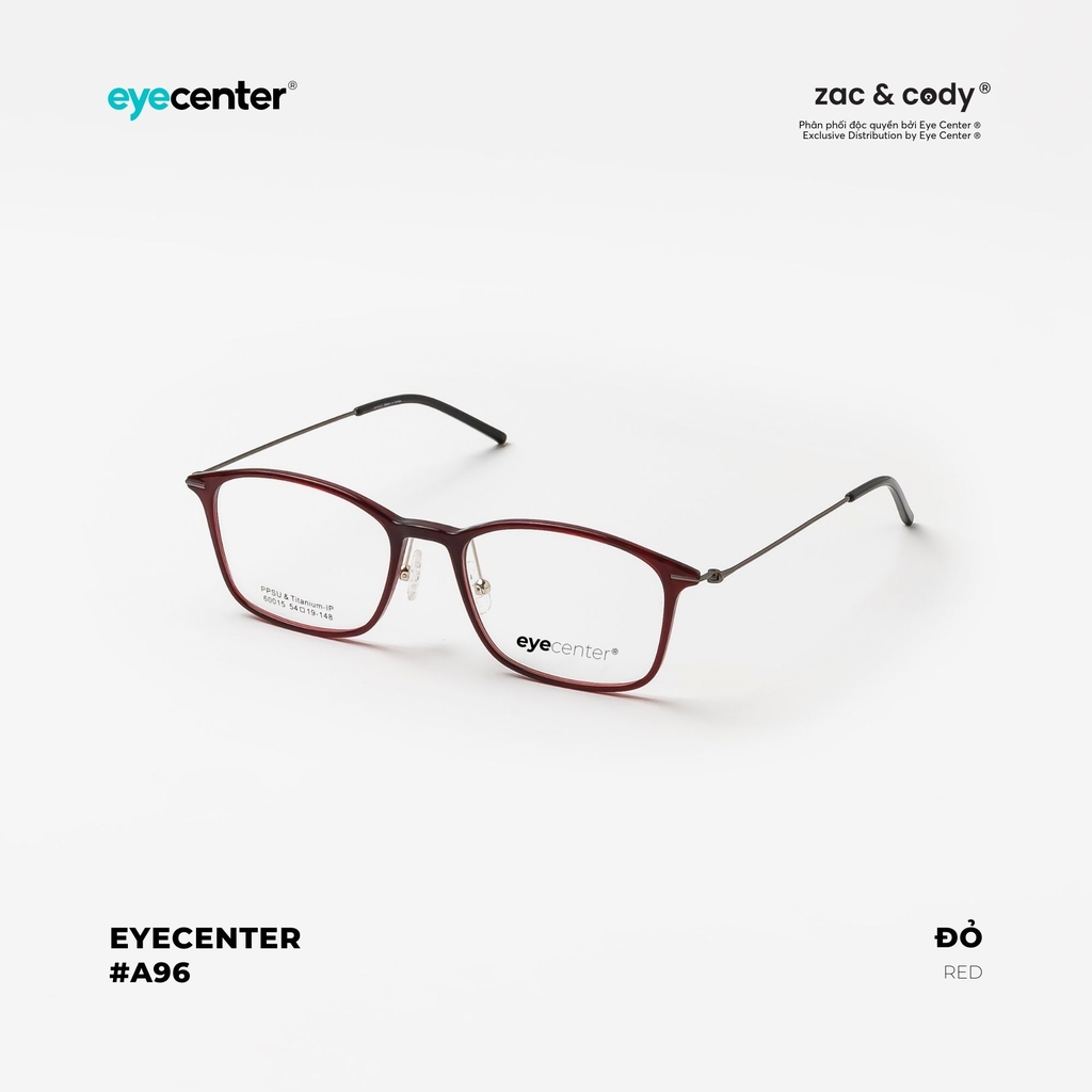 [A96] Gọng kính cận nam nữ chính hãng  ZAC & CODY ZC 60015  by Eye Center Vietnam