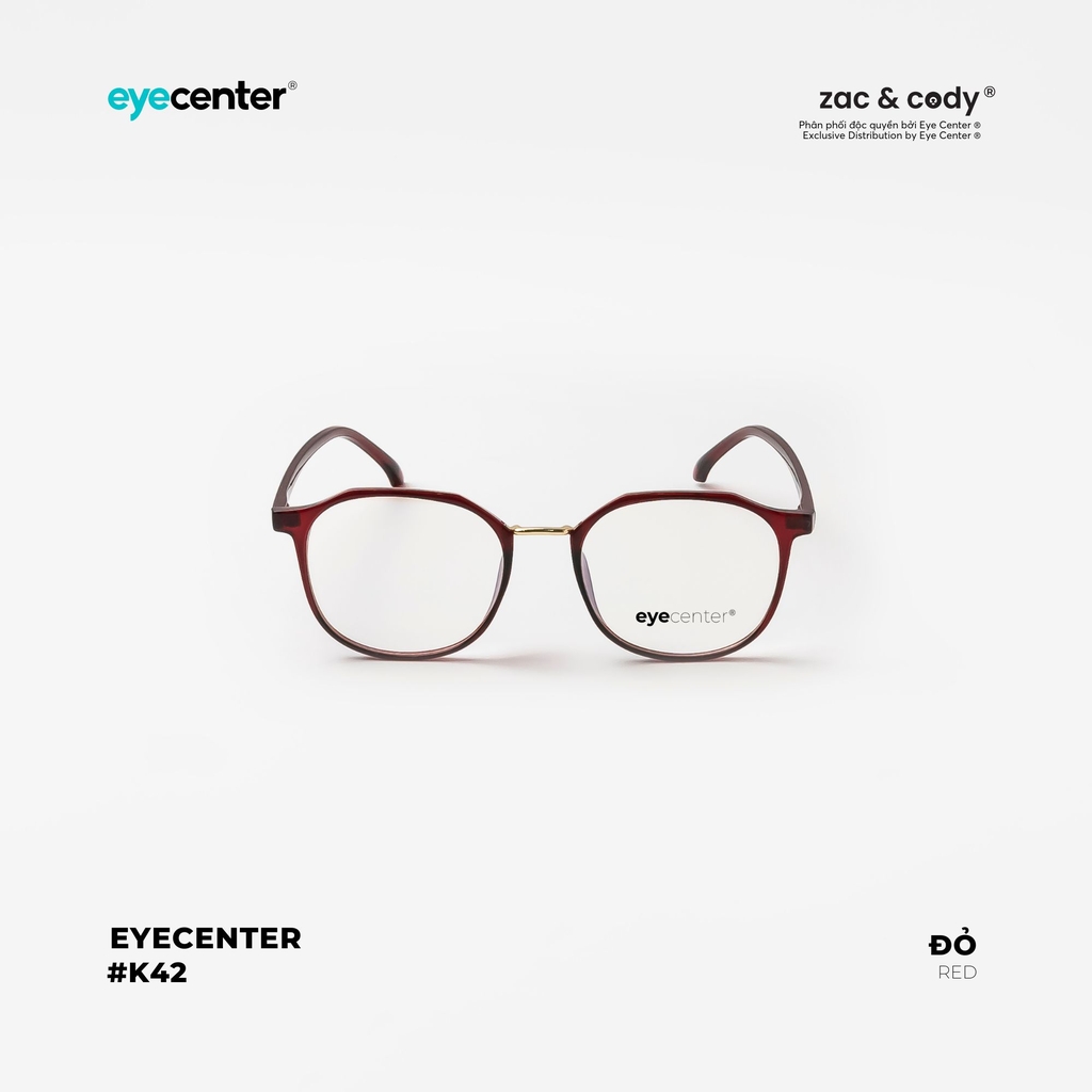 [K42]Gọng kính cận nữ chính hãng EYECENTER nhựa dẻo chống gãy siêu nhẹ  EK 519 by Eye Center Vietnam