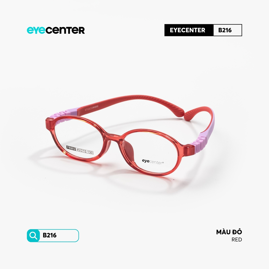 [B216] Gọng kính mắt trẻ em chất liệu nhựa dẻo chống gãy siêu nhẹ nhiều màu by Eye Center Vietnam