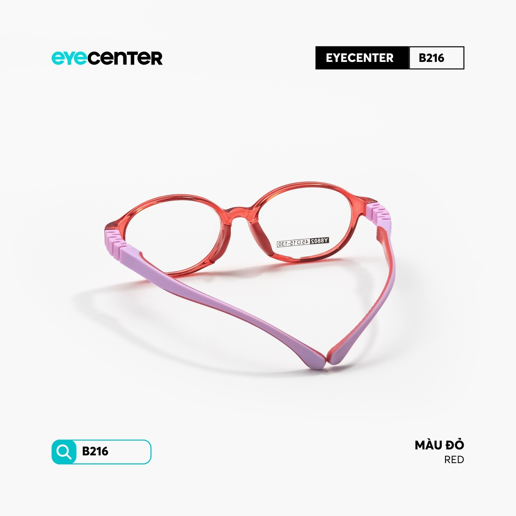 [B216] Gọng kính mắt trẻ em chất liệu nhựa dẻo chống gãy siêu nhẹ nhiều màu by Eye Center Vietnam