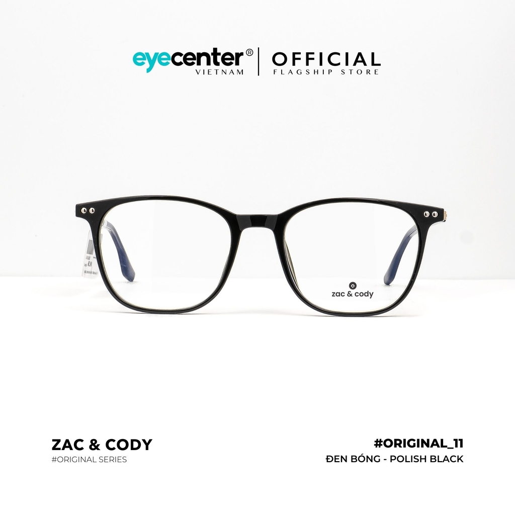 [B11] Gọng kính cận nam nữ chính hãng ZAC & CODY lõi thép chống gãy original.11 ZC TR8876 by Eye Center Vietnam