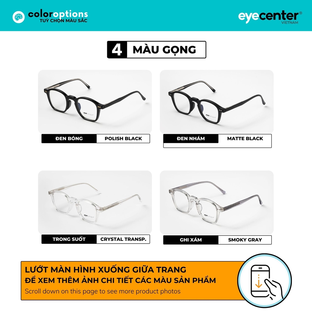 [A116]  Gọng kính cận nữ chính hãng ZAC & CODY 63019 by Eye Center Vietnam