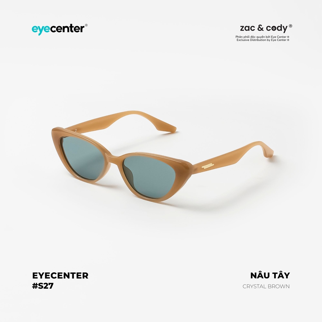 [S27] [6304 - 3971] Kính mát Crystal UV chính hãng ZAC & CODY 6304 by Eye Center Vietnam