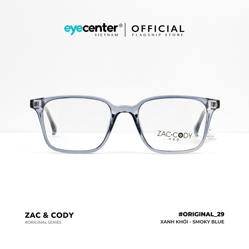 [B29] [17134-7110] Gọng kính cận nam nữ  chính hãng ZAC & CODY lõi thép chống gãy  original.29  ZC TR17134 by Eye Center Vietnam