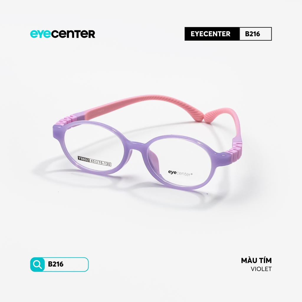 [B216] Gọng kính mắt trẻ em chất liệu nhựa dẻo chống gãy siêu nhẹ nhiều màu by Eye Center Vietnam