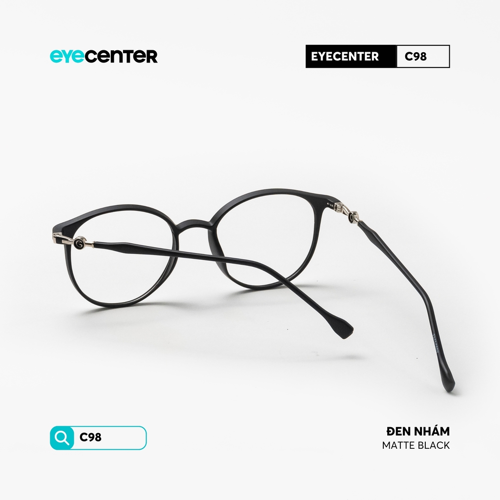 [C98] Gọng kính cận kim loại nam nữ EYECENTER lõi thép chống gãy by Eye Center Vietnam